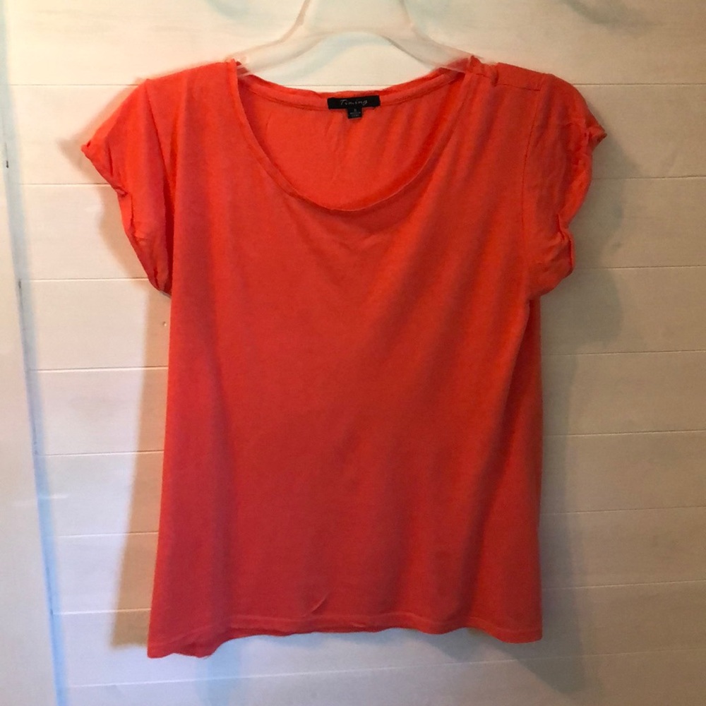 Peach colored T-shirt